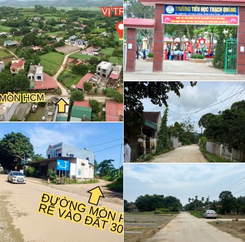 Đất thổ cư Thạch Quảng 100m² giá chỉ 200 triệu - Sát trường tiểu học!