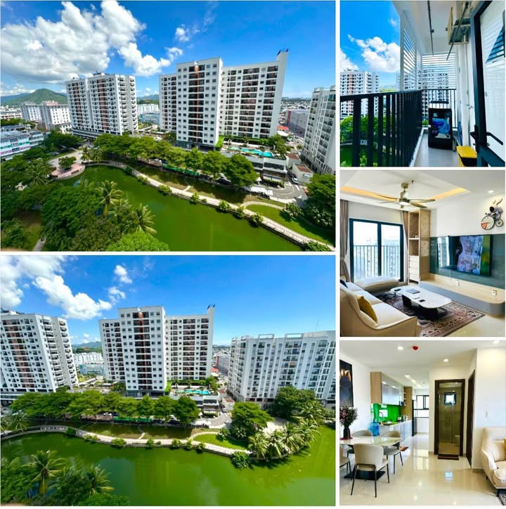 Căn hộ CT9 Vĩnh Điềm Trung 2PN 2WC giá 15 triệu - View siêu đẹp, tiện nghi đầy đủ!