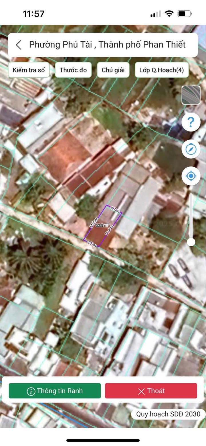 Đất thổ cư Lương Văn Năm, Phú Tài, 53m² - Chỉ 1.32 tỷ, sổ đỏ chính chủ!