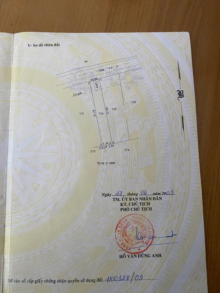 Đất nền 680m² Tỉnh Lộ 8, Củ Chi - Gần chợ, trường học, kinh doanh thuận lợi!