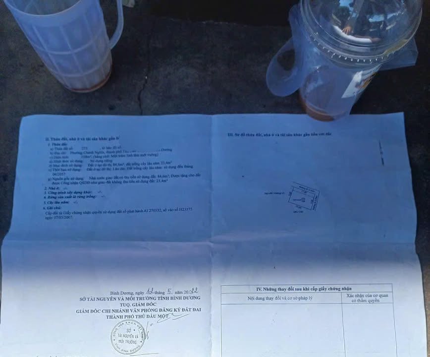 Đất nền Chánh Nghĩa Thủ Dầu Một 108m² giá 2.4 tỷ - Cơ hội đầu tư tuyệt vời!