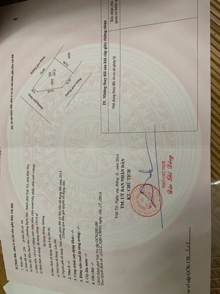 Đất ở đô thị Bạch Hạc, Việt Trì 391m² - Đầu tư sinh lời tiềm năng!