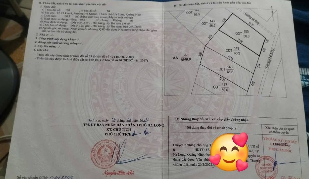 Đất nền Hạ Long 60m² giá chỉ 1,1 tỷ - Đầu tư sinh lời ngay!