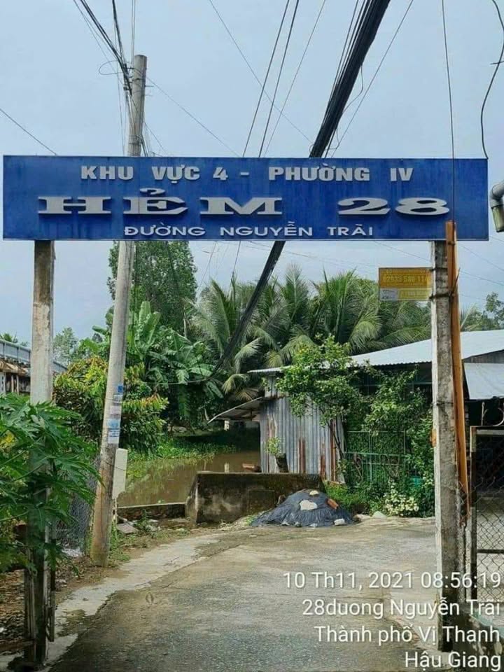 Đất nền hẻm 28 phường 4 Vị Thanh 344m² giá 600 triệu - Vị trí đẹp, tiện ích đầy đủ!