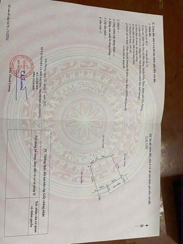 Đất nền Hữu Bằng, Kiến Thụy 67,7m² giá 800 triệu - Khu dân cư đông đúc, thuận tiện sinh sống!