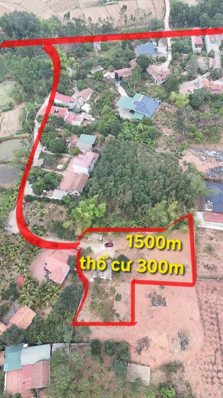 Đất ở Tân Hiệp Bắc Giang 1500m² giá chỉ 1 tỷ - Cơ hội đầu tư tuyệt vời!