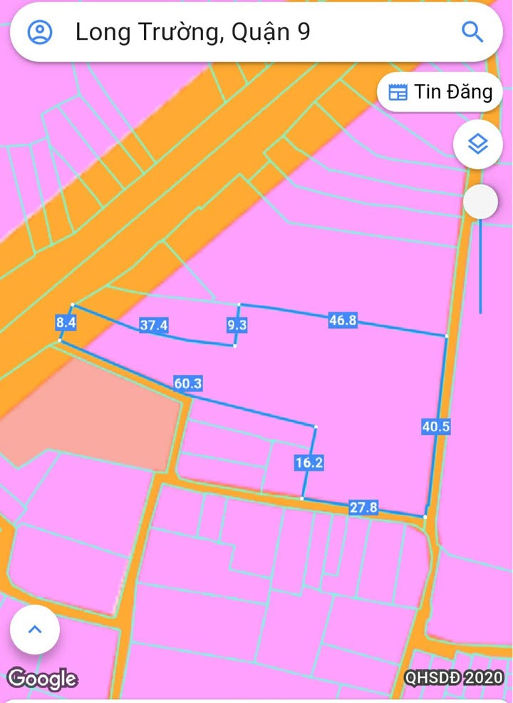 Đất nền mặt tiền Nguyễn Duy Trinh, Q9, 1865m² - Đầu tư sinh lời lý tưởng!