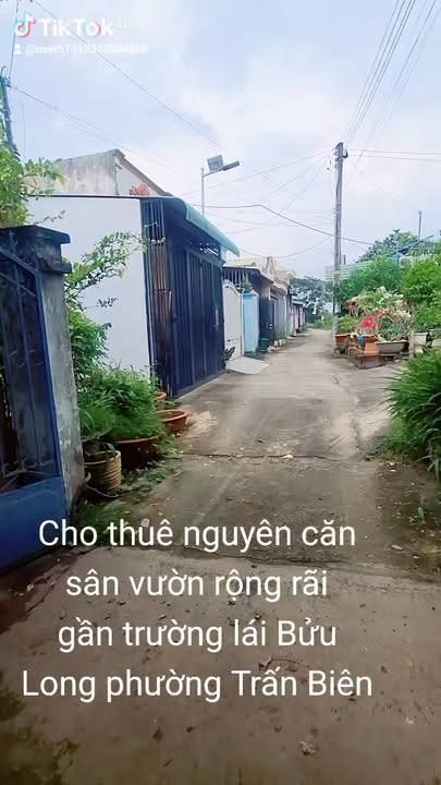 Nhà nguyên căn sân vườn phường Trấn Biên 400m² giá 5 triệu - Thích hợp cho gia đình thuê lâu dài!