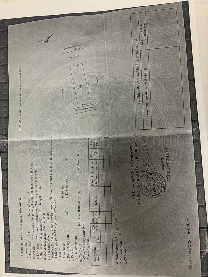 Đất mặt đường Hoàng Quốc Việt, phường Thanh Bình, 67.5m² - Vị trí đẹp, tiện ích đầy đủ!