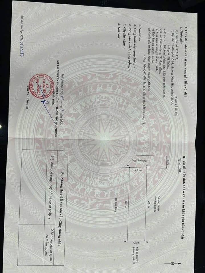 Đất mặt ngõ 311 Đằng Hải 100m² giá 4.2 tỷ - Ô tô tránh nhau thoải mái!