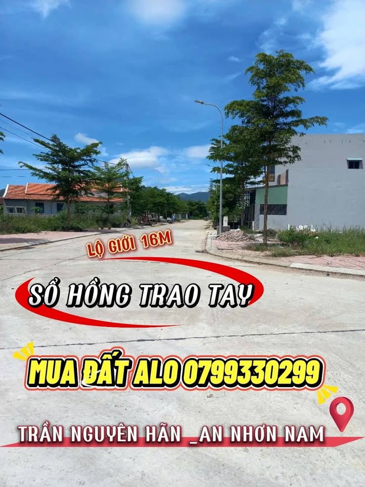 Đất nền Trần Nguyên Hãn, Nhơn Hòa 97m² giá 700 triệu - Cơ hội đầu tư tuyệt vời!