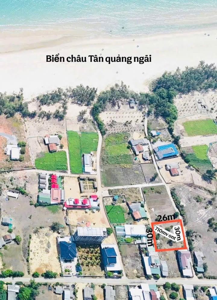 Đất biển Châu Tân Quảng Ngãi 710m² giá 3.5 tỷ - Cơ hội đầu tư tuyệt vời!