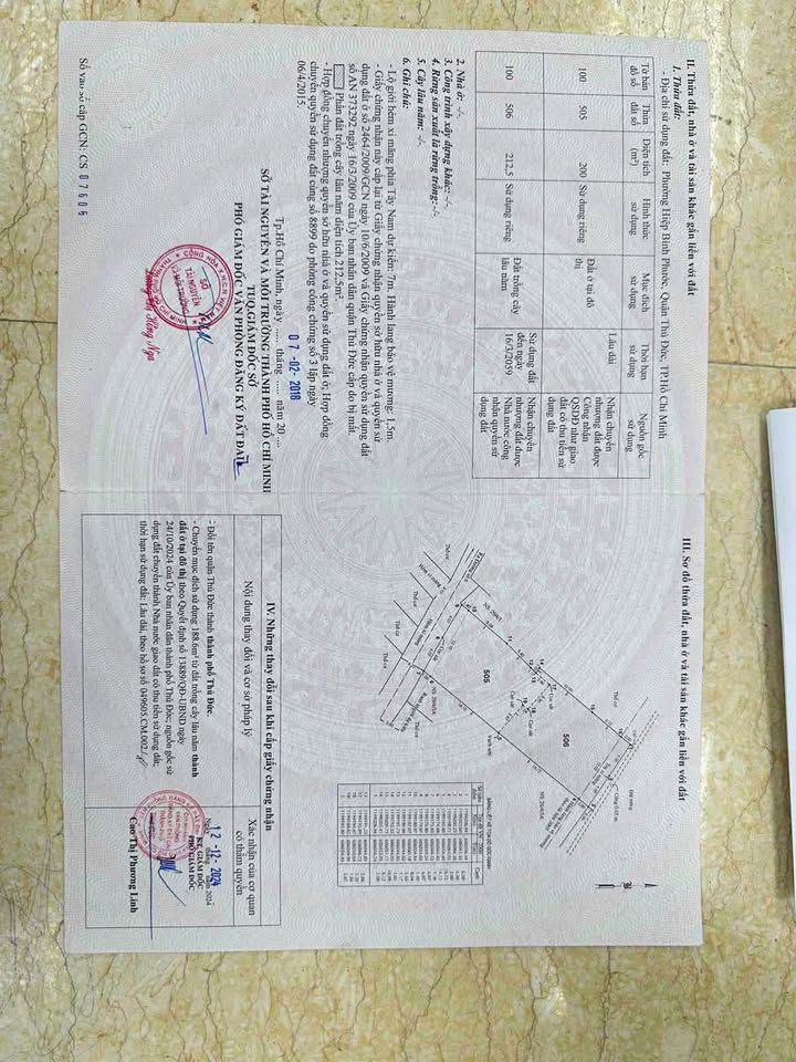 Đất thổ cư Hiệp Bình Phước Thủ Đức 412.5m² - Cơ hội đầu tư tốt!