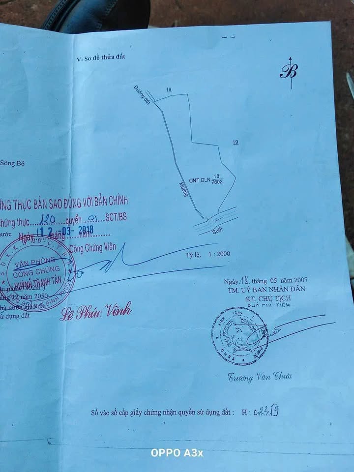 Đất Farm 80.000m² tại Minh Đức, Hớn Quản - Giá chỉ 1.2 tỷ VND, sổ đỏ chính chủ!