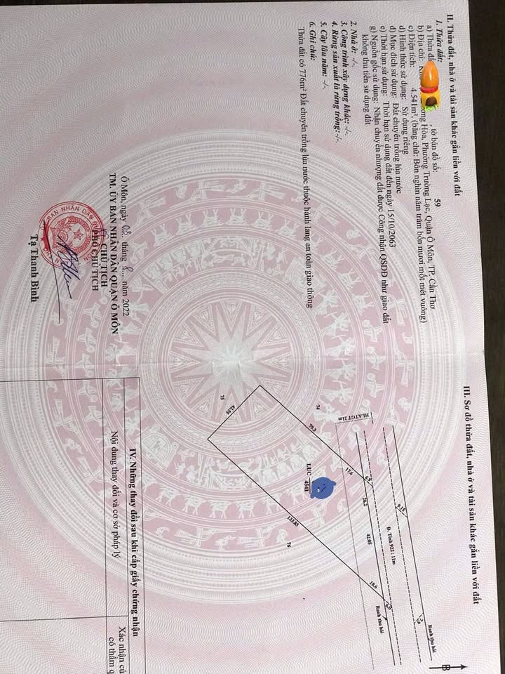 Đất LUC 4500m² Phường Phước Thới, Cần Thơ - Giá đầu tư hấp dẫn!