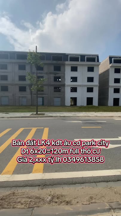 Đất nền Khu đô thị Âu Cơ Park City Phú Thọ 120m² giá 2 tỷ - Cơ hội đầu tư hấp dẫn!