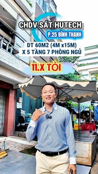 Căn hộ dịch vụ cho thuê gần Đại học HUTECH 60m² giá chỉ nhỉnh 11 triệu