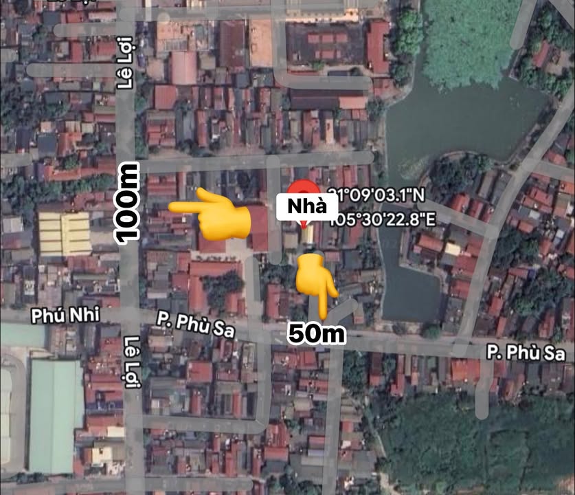 Nhà 3 tầng tại đường Lê Lợi, Sơn Tây, 73m² - Giá đầu tư hợp lý!