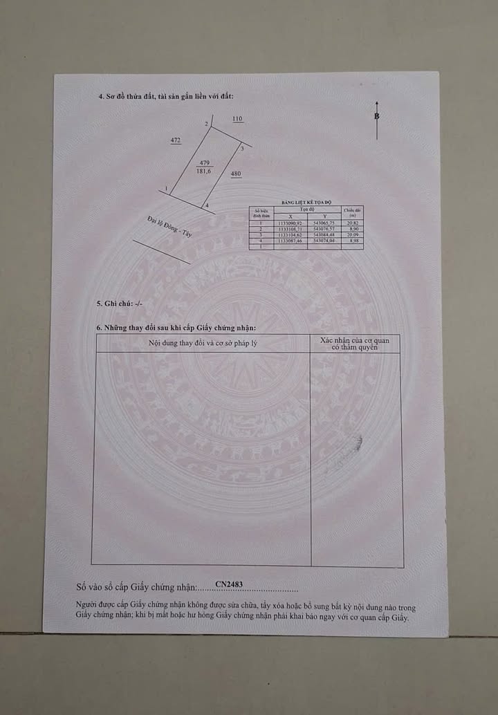 Đất nền Đại lộ Đông Tây, Phú Khương, 180m² giá 6.3 tỷ - Sổ đỏ chính chủ!