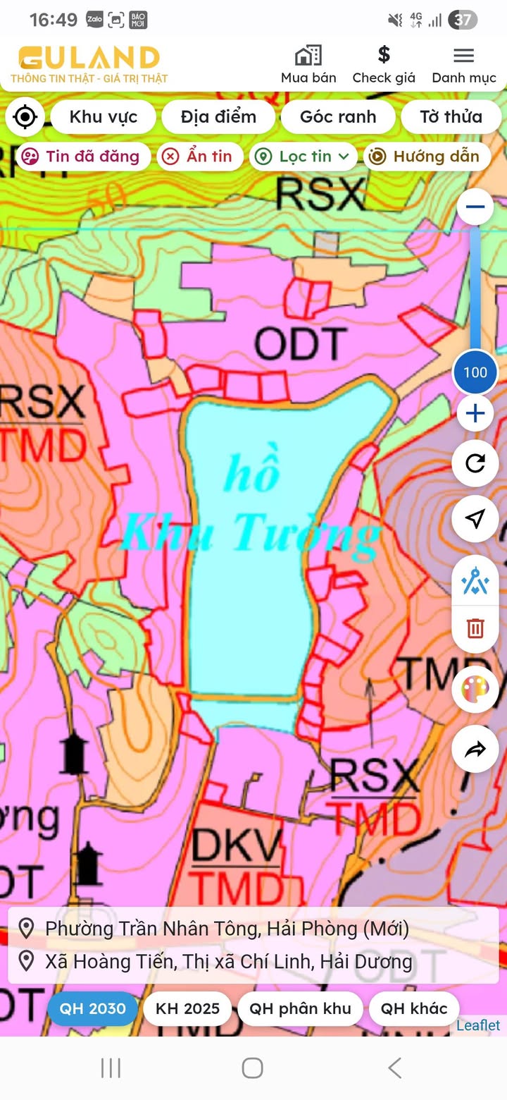 Đất nền KDC Tường, Văn An, Chí Linh 650m² - Mặt tiền rộng 22m, giá thỏa thuận!