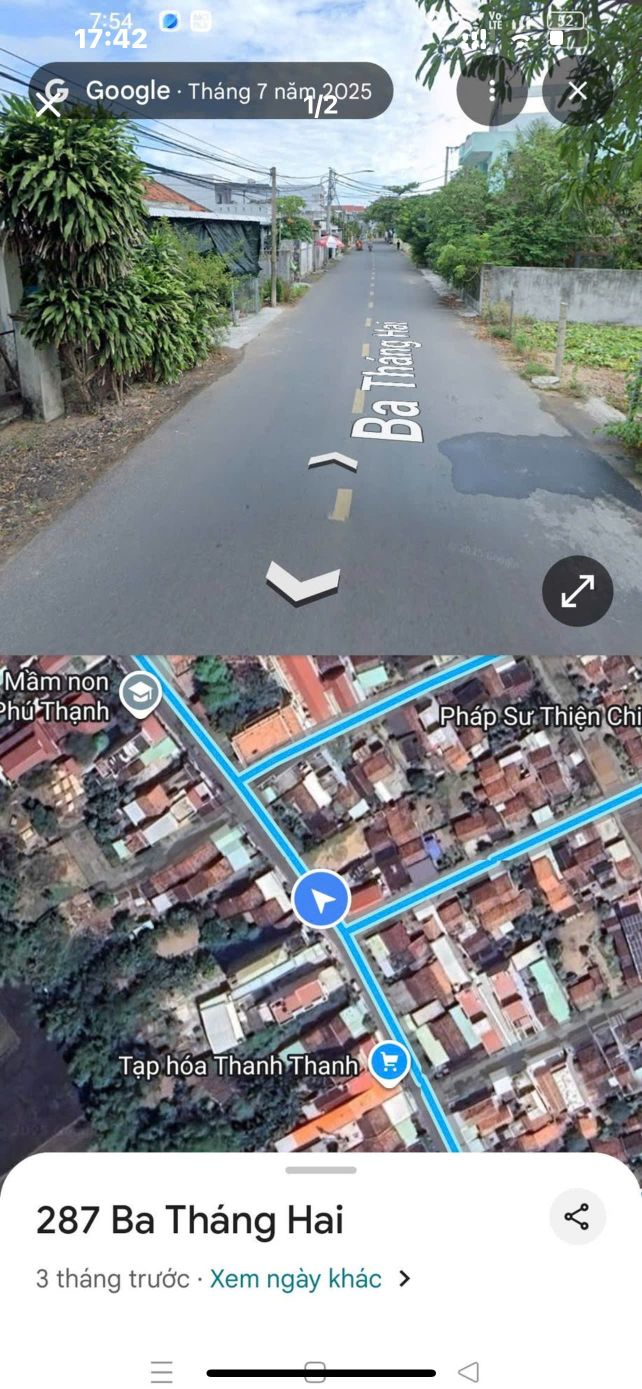 Lô đất mặt tiền đường 3 Tháng 2, Tuy Hòa 116m² giá 1 tỷ - Thích hợp kinh doanh!