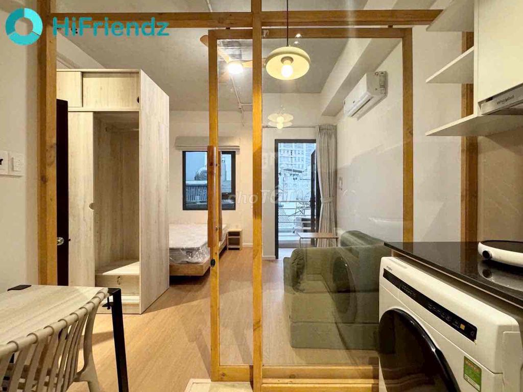 Căn hộ 1PN 45m² Trần Bình Trọng giá 7.4 triệu - Full nội thất, tách bếp