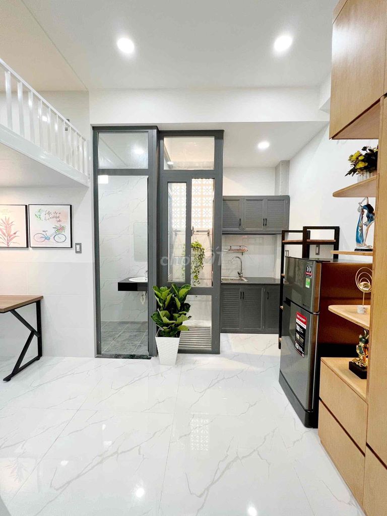 Phòng cho thuê Duplex 30m² giá 4.5 triệu - Full nội thất, ngay chợ Hạnh Thông Tây!