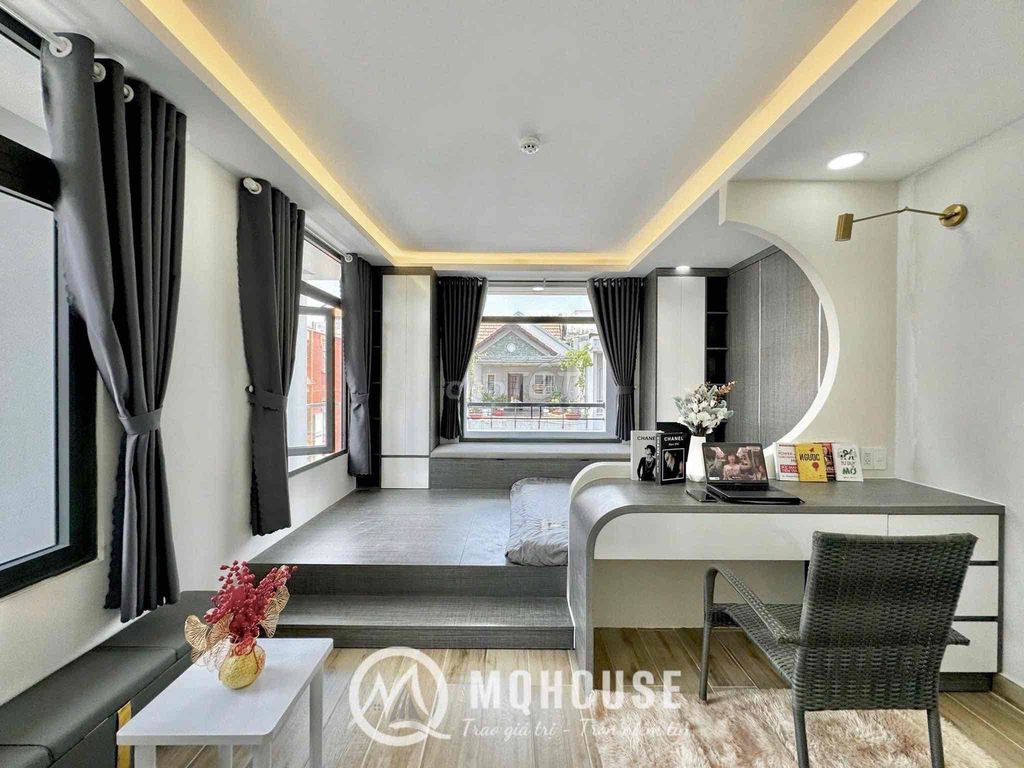 Căn hộ Đề Thám Quận 1 35m² giá 6.8 triệu - Full nội thất, giờ giấc tự do!