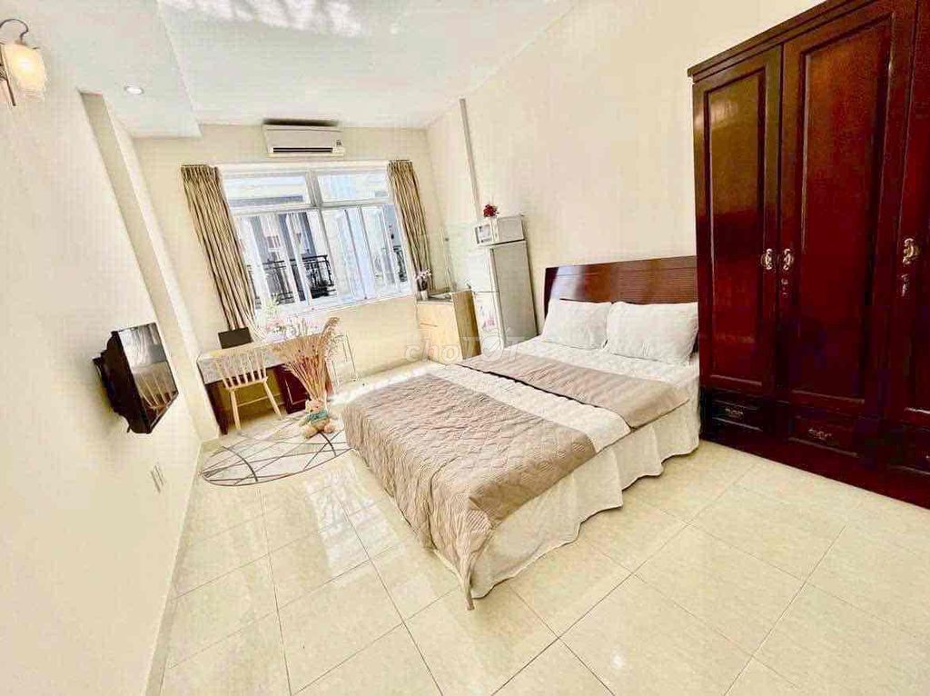 Căn hộ Studio Cách Mạng Tháng 8 25m² giá 5.8 triệu - Full nội thất mới hoàn toàn!