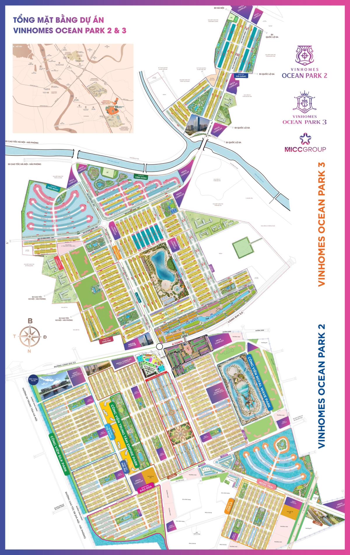 Townhouse Vinhomes Ocean Park 2 70m² giá 10 tỷ - Sổ hồng lâu dài, kinh doanh ngay!