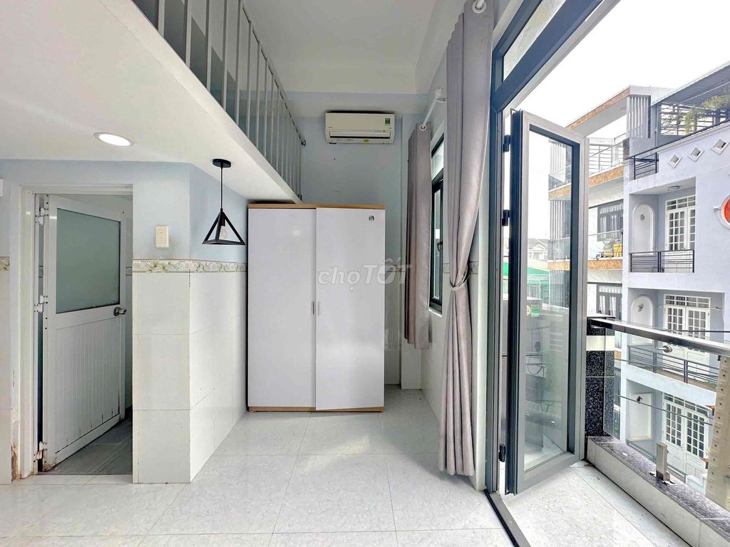 Căn hộ Duplex Phan Văn Trị 25m² giá 4.9 triệu - Gần Emart và trường Đại học