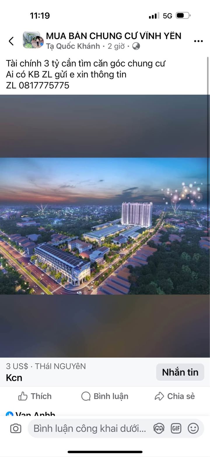 Căn hộ 1 ngủ Chung Cư The City Vĩnh Yên - Thuê gấp cho khách!