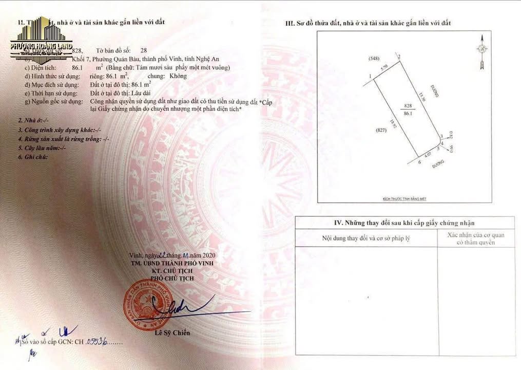 Đất nền 2 mặt tiền tại khối 7 Quán Bàu, 86.1m² chỉ 3 tỷ - Vị trí đắc địa