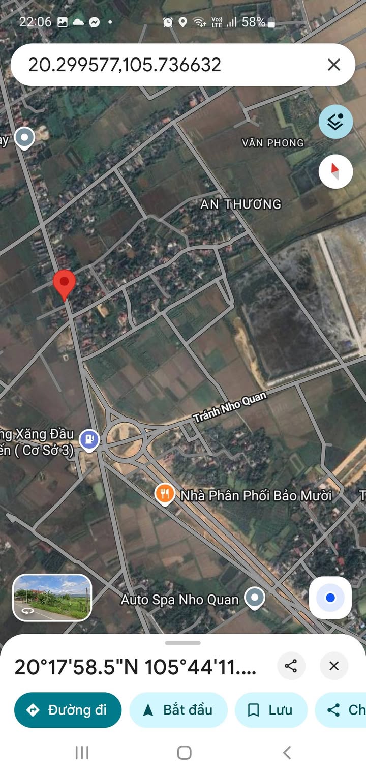 Đất nền xã Văn Phong Nho Quan 100m² hướng Đông - Đường lớn thuận lợi giao thông!