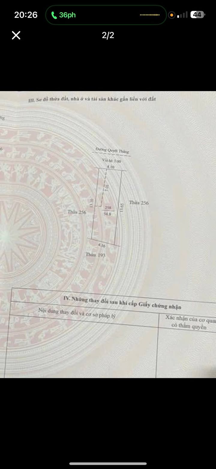 Đất mặt phố Quyết Thắng 55m² giá 4.05 tỷ - Vị trí kinh doanh đắc địa!