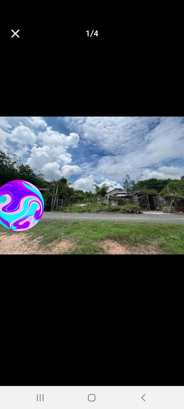 Đất nền Gò Dầu, Tây Ninh 540m² giá 800 triệu - Mặt tiền đường đá mi 4m