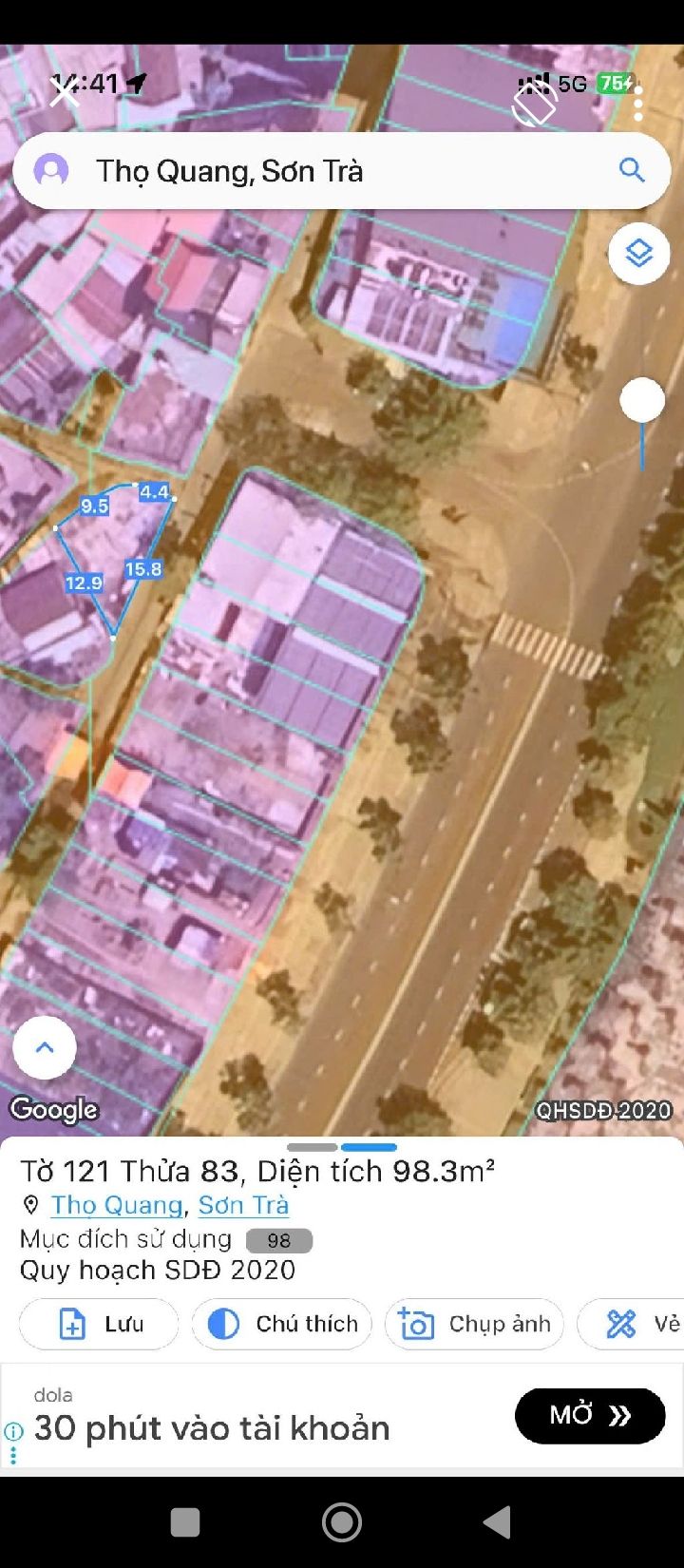 Đất Lô Góc 3MT Kiệt Bê Tông 5m Đà Nẵng 98,3m² - Vị Trí Siêu Đẹp Gần Biển!