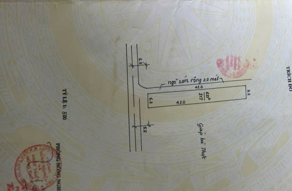 Đất mặt đường Hòa Nghĩa, Dương Kinh 217m² giá chỉ 6.189 tỷ - Pháp lý rõ ràng, sẵn sàng công chứng!