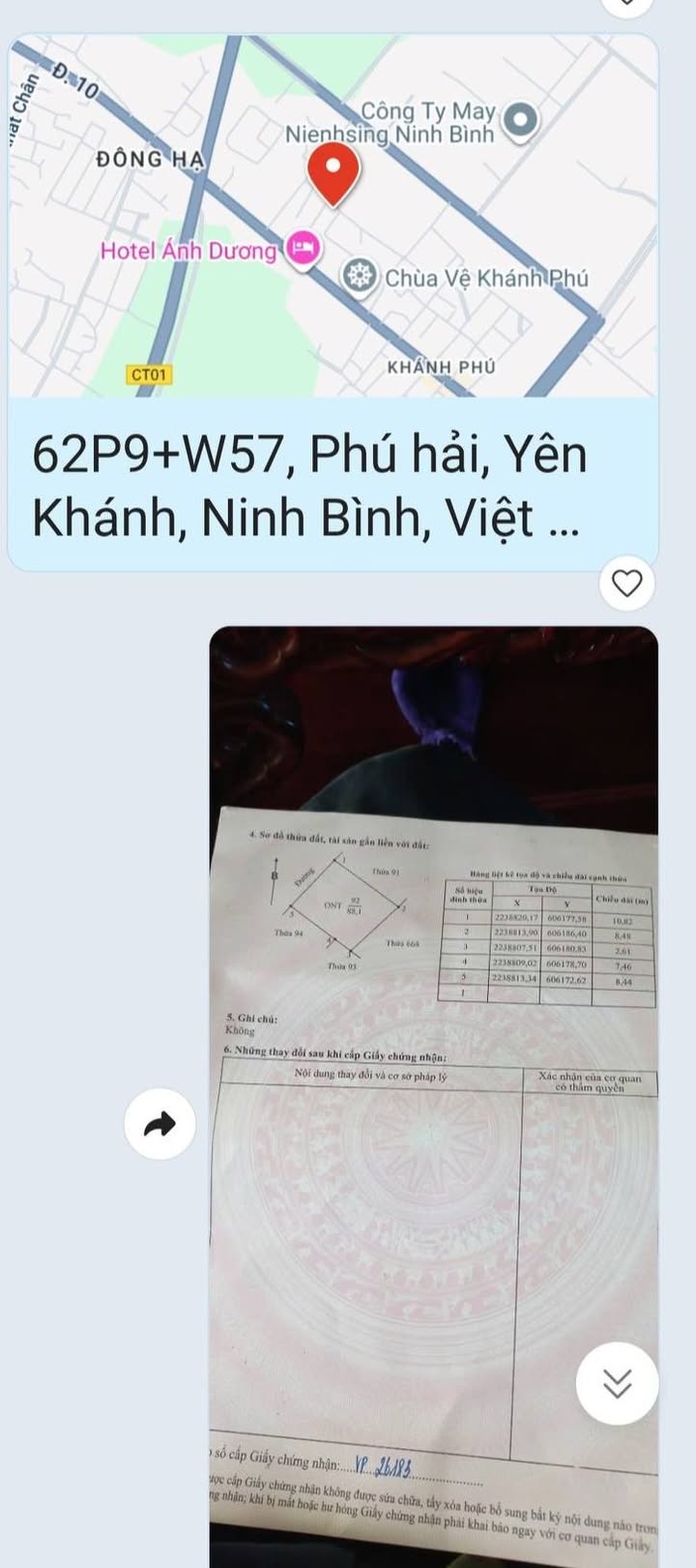 Đất nền chính chủ tại Khánh Phú, Đông Hoa Lư, Ninh Bình - Diện tích 90m², giá chỉ 2.1 tỷ!