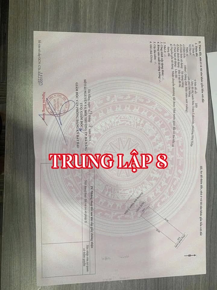 Đất mặt tiền Trung Lập 8 Đà Nẵng 100m² giá 3 tỷ - Cơ hội đầu tư hấp dẫn!