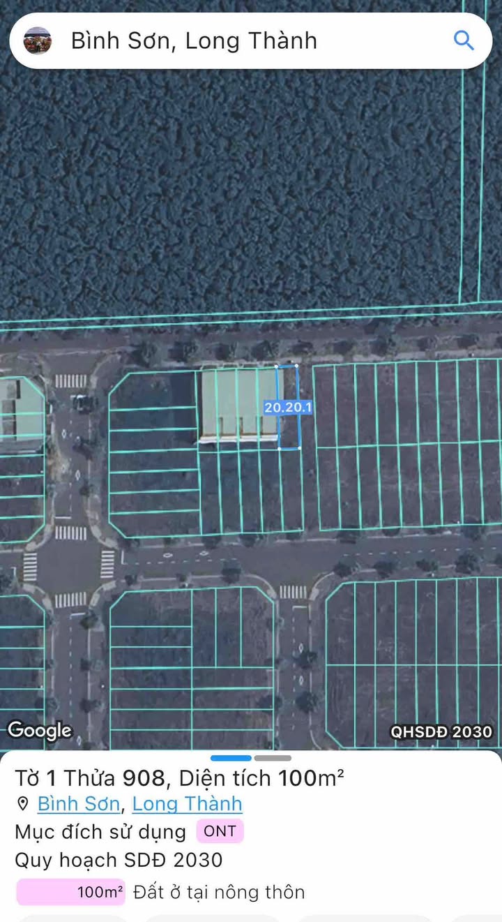 Đất nền Khu đô thị Century City, Long Thành 100m² giá chỉ 1.8 tỷ - Sổ đỏ riêng từng nền!