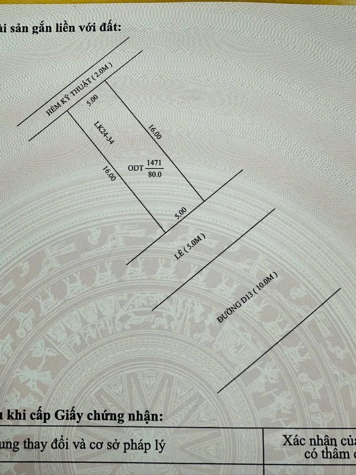 Đất nền D13 KDC Hồng Loan, Hưng Thạnh, Cái Răng - Giá 3.33 tỷ, Hướng Đông