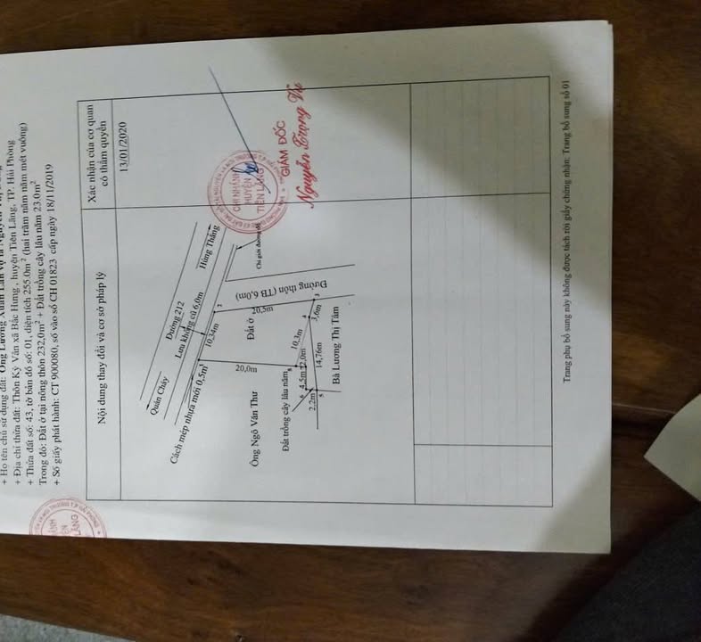 Đất nền Tiên Lãng 255m² - Lô góc 2 mặt tiền đường 212, cơ hội đầu tư tuyệt vời!