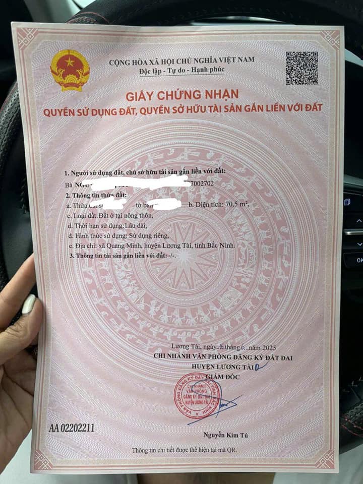 Đất nền Vĩnh Trai, Lương Tài 70m² giá 1 tỷ - Tiềm năng sinh lời cao!