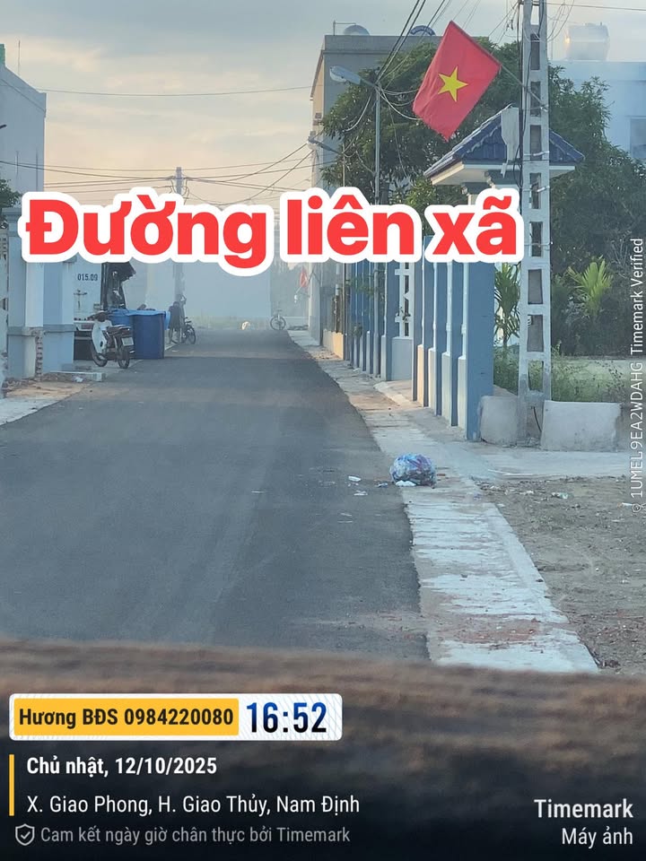 Đất nền Giao Phong 105m² giá 1 tỷ - Vị trí đẹp, phong thủy tốt!