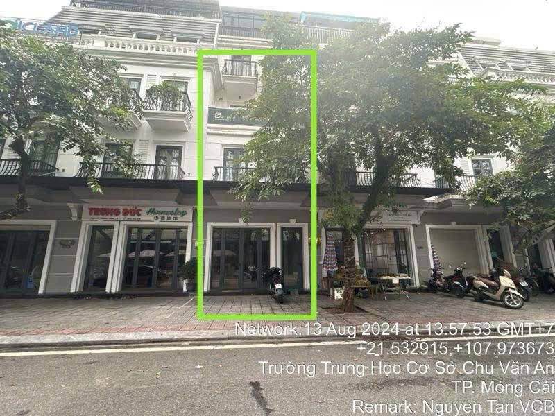Shophouse Móng Cái 75m² giá 11.8 tỷ - Cơ hội đầu tư hấp dẫn!
