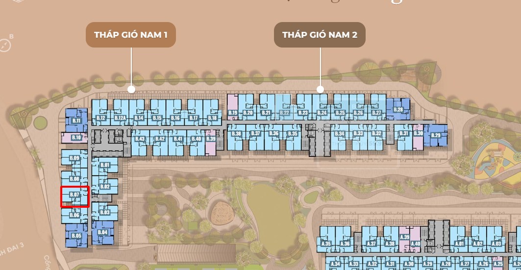 Căn hộ 2PN Tháp Gió Nam 1 Dĩ An 65m² giá 3.014 tỷ - Chính chủ bán gấp!