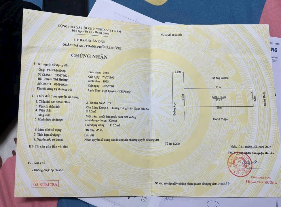 Đất nền Đằng Hải, Hải An 115.5m² - Mặt ngõ thông, thuận tiện kinh doanh!