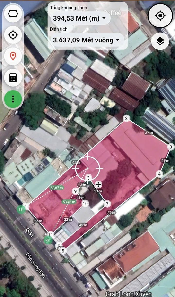 Đất mặt tiền đường Trần Hưng Đạo, Mỹ Thới, 3600m² - Tiềm năng kinh doanh sinh lời!