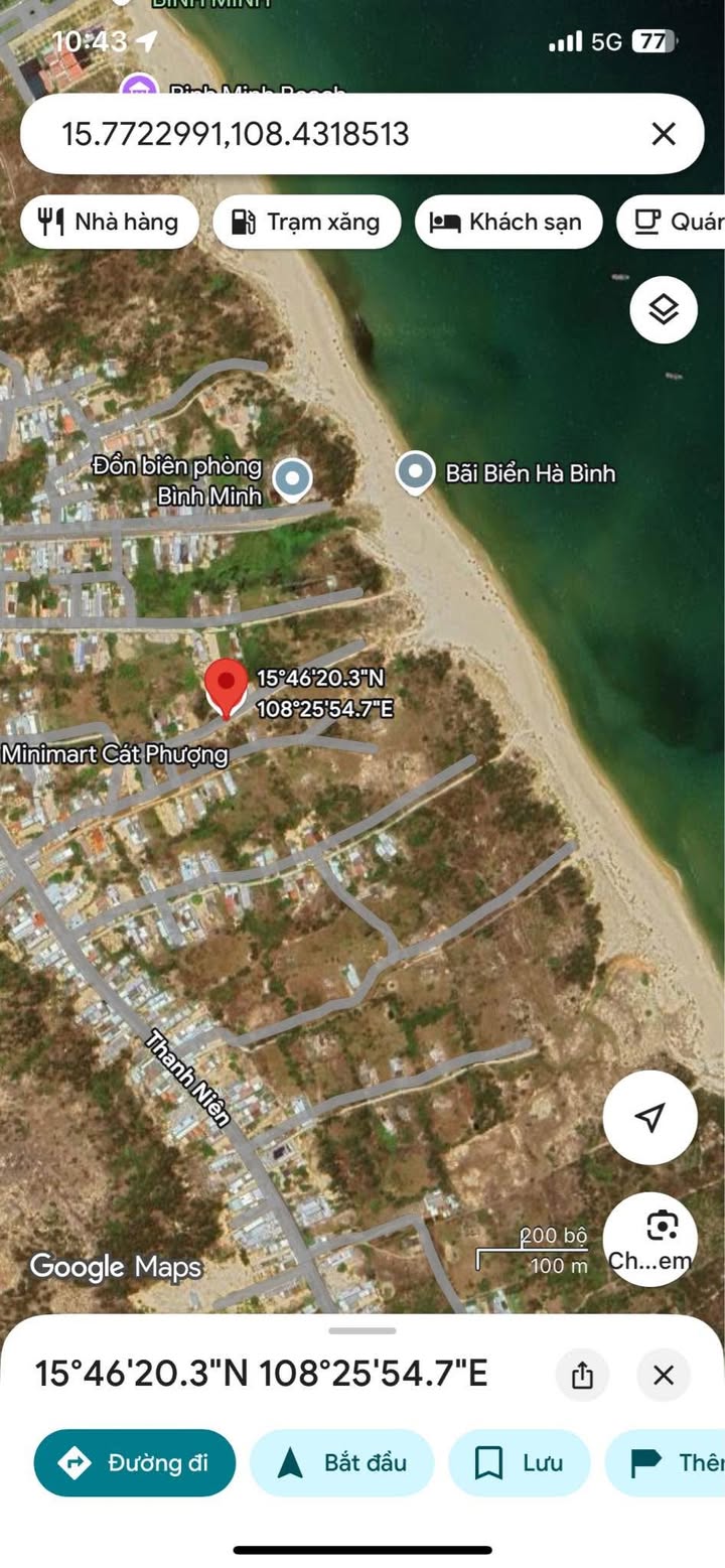 Đất ven biển Thăng Bình, Quảng Nam 103m² giá 1 tỷ - Cơ hội đầu tư sinh lời hấp dẫn!